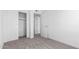 Neutral bedroom featuring a spacious closet and fresh white walls at 4625 W Thomas Rd # 19, Phoenix, AZ 85031