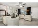 Bright living room with modern decor, stylish furnishings, and a cozy atmosphere at 5016 N 68Th Dr, Glendale, AZ 85303