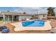 Inviting backyard pool with easy entry steps, surrounded by a concrete patio and a covered patio area at 5016 N 68Th Dr, Glendale, AZ 85303