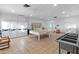 Bright laundry room equipped with multiple washers and dryers, providing convenience for residents at 7807 E Main St # Cc-98, Mesa, AZ 85207