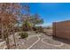 A backyard featuring desert landscaping with decorative rocks and a small seating area at 9644 N 97Th Ln, Peoria, AZ 85345