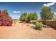 View of desert landscaping in the backyard at 14932 W Lamoille Dr, Surprise, AZ 85374