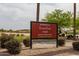 Exterior shot of the Estrella Yacht Club sign with surrounding landscaping at 15577 S 181St Ln, Goodyear, AZ 85338