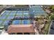 Aerial view of pickleball courts, crowded with players and spectators, showcasing community activities and amenities at 16935 W Cambridge Ave, Goodyear, AZ 85395