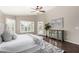 Bright bedroom with a view of the outdoors and stylish decor, creating a peaceful retreat at 20640 N 100Th Ln, Peoria, AZ 85382