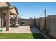 Large backyard featuring a patio, outdoor furniture, barbecue grill, and string lights at 2849 W Apollo Rd, Phoenix, AZ 85041