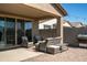 Outdoor living area featuring a patio, BBQ and comfortable seating perfect for gatherings at 2849 W Apollo Rd, Phoenix, AZ 85041