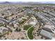 Wide aerial perspective of a Gathering-friendly neighborhood complete with playgrounds and greenbelts at 2923 E Preston St, Mesa, AZ 85213