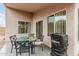 Comfortable patio area with table, chairs, and grill at 4145 W Columbine Dr, Phoenix, AZ 85029