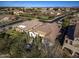 Neighborhood aerial shot showing tile roofs, streetscapes, and lush landscaping at 4376 S Santiago Way, Chandler, AZ 85248