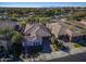 Stunning aerial view of home highlighting roof, landscaping, and surrounding neighborhood at 4376 S Santiago Way, Chandler, AZ 85248