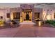 Inviting front entryway featuring stone accents and desert landscaping at 4438 E Millbrae Ln, Gilbert, AZ 85234