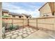 Fenced patio with paver blocks at 4601 N 102Nd Ave # 1036, Phoenix, AZ 85037