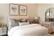 Cozy bedroom with neutral tones, decorative wall art, and a comfortable bed at 6114 E Calle Del Norte --, Scottsdale, AZ 85251