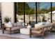 Inviting outdoor patio with comfortable seating and serene views of outdoor space at 6114 E Calle Del Norte --, Scottsdale, AZ 85251