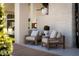 Inviting outdoor patio with comfortable seating and serene, stylish design at 6114 E Calle Del Norte --, Scottsdale, AZ 85251
