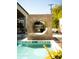 Stylish poolside cabana with comfortable seating and relaxing atmosphere by the pool at 6114 E Calle Del Norte --, Scottsdale, AZ 85251