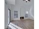 Cozy living room featuring a fireplace, wood floors, and recessed lighting at 13824 S 41St Way, Phoenix, AZ 85044