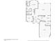 Detailed floor plan showcasing the layout of the property, including the kitchen, bedrooms, bathrooms, and garage at 13942 W Summerstar Dr, Sun City West, AZ 85375