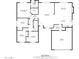 Detailed floor plan showcasing the layout of this 1802 square foot home, including all rooms at 14042 N 44Th St, Phoenix, AZ 85032