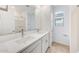 Light and airy bathroom featuring double sinks and a bright, clean design at 17253 W Via Dona Rd, Surprise, AZ 85387