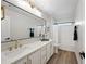 Elegant bathroom featuring bright lighting, and a vanity with double sinks and hardware at 2196 E Brigadier Dr, Gilbert, AZ 85298