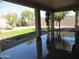 Spacious covered patio offering a great view of the private backyard at 2830 W Grenadine Rd, Phoenix, AZ 85041