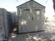 Durable backyard storage shed offering ample space for tools and equipment at 2830 W Grenadine Rd, Phoenix, AZ 85041