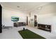 Game room features a golf simulator, media center, projector, and comfortable seating, perfect for entertaining at 10050 N 58Th St, Paradise Valley, AZ 85253
