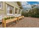 Landscaped backyard with flower planters and shrubbery, creating a private outdoor haven at 102 W Almeria Rd, Phoenix, AZ 85003