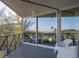 Spacious balcony features modern railings, sleek patio furniture, and beautiful neighborhood views at 1340 E Las Palmaritas Dr, Phoenix, AZ 85020