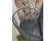 Close up of an exterior metal spiral staircase at 1340 E Las Palmaritas Dr, Phoenix, AZ 85020