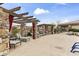 Inviting lounge area with comfortable seating and shaded pergolas, ideal for outdoor gatherings at 13700 N Fountain Hills Blvd # 365, Fountain Hills, AZ 85268