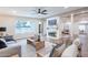 Cozy living room featuring a brick fireplace and an open layout at 15255 N 5Th Ln, Phoenix, AZ 85023