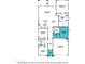 Detailed floor plan showcasing the layout of this home, including bedrooms, bathrooms, and kitchen at 17295 W Via Dona Rd, Surprise, AZ 85387