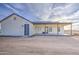 Beautiful backyard area with covered patio, offering a relaxing outdoor living space at 28003 N Faded Creek Dr, Florence, AZ 85132