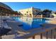 Community pool features lounge seating and accessible entrance at 4304 N Parkway Ave, Scottsdale, AZ 85251