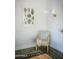 Cozy nook with artwork, stylish chair, and a decorative pillow at 7531 E Billings St # 132, Mesa, AZ 85207