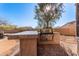 Outdoor kitchen area with built-in grill, counter space, and brick patio at 8219 E Tesoro Cir, Mesa, AZ 85207