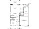 Detailed first-floor plan showcasing an open kitchen, a great room, and a three-car garage at 11107 E Ulysses Ave, Mesa, AZ 85212