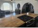 Modern kitchen featuring butcher block countertops and stainless steel gas range at 1340 E Townley Ave, Phoenix, AZ 85020