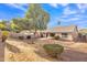 Expansive backyard with mature trees, and providing a serene outdoor retreat at 1715 E Branham Ln, Phoenix, AZ 85042