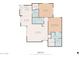 Detailed floor plan showcasing the layout, dimensions, and spatial relationships of the home's various rooms at 1880 E Morten Ave # 124, Phoenix, AZ 85020