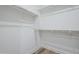 Walk-in closet with ample storage space and organized shelving, perfect for wardrobe management at 2121 W Sonoran Desert Dr # 93, Phoenix, AZ 85085