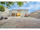 Expansive backyard featuring gravel landscaping, patio, and mountain views at 25622 N Singbush Loop, Phoenix, AZ 85083