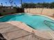 Swimming pool featuring clear blue water and patio surrounding the pool at 2605 E Geneva Dr, Tempe, AZ 85282