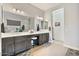 Elegant bathroom features double vanity and plenty of counter space at 2928 E Palm St, Mesa, AZ 85213