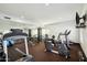 Community gym fully equipped with treadmills, ellipticals, weight machines, and free weights at 33575 N Dove Lakes Dr # 2028, Cave Creek, AZ 85331