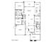 Detailed floor plan showcasing the layout of this home's living spaces, bedrooms, and amenities at 3408 S 184Th Ln, Goodyear, AZ 85338