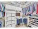 Spacious walk-in closet with custom shelving and organized storage at 3931 N 163Rd Dr, Goodyear, AZ 85395